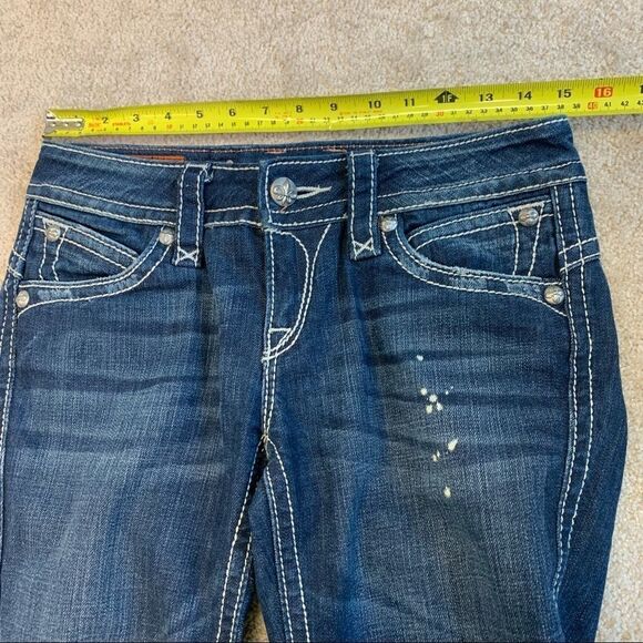 Rock revival stretchy Patti boot cut jeans size 28 - Picture 7 of 13
